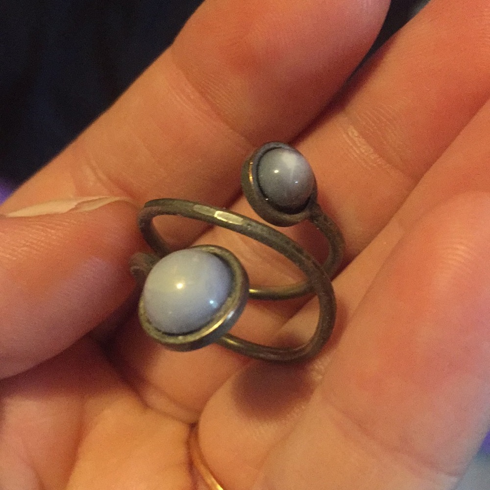 Free people light purple stone ring